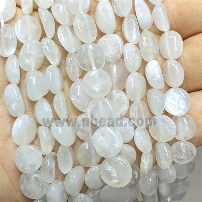 Natural White Moonstone Chip Beads Freeform