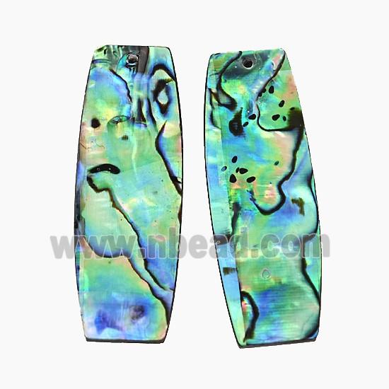 Abalone Shell Rectangle Pendant