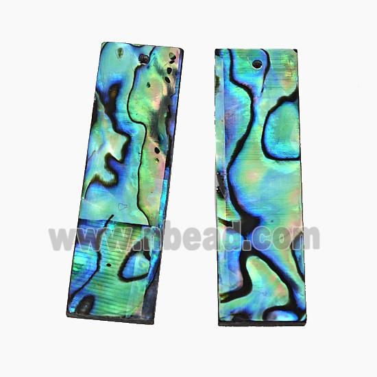 Abalone Shell Rectangle Pendant