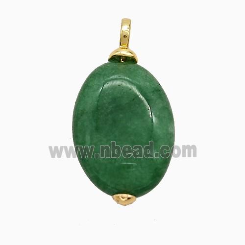 Green Aventurine Oval Pendant