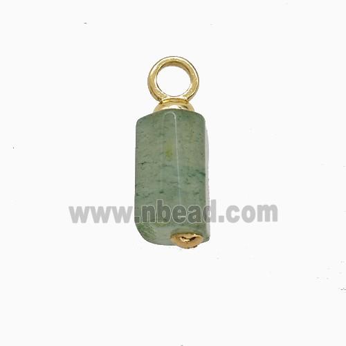 Green Aventurine Stick Pendant