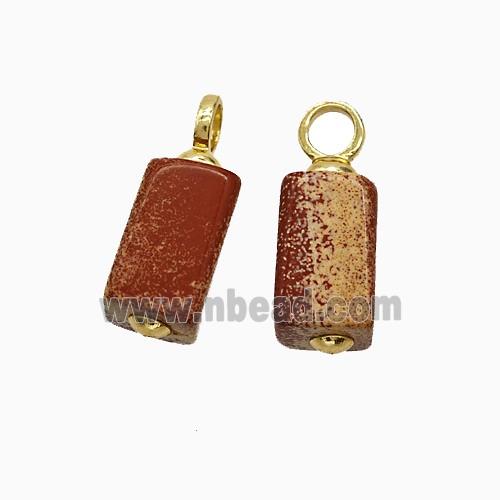Red Jasper Stick Pendant