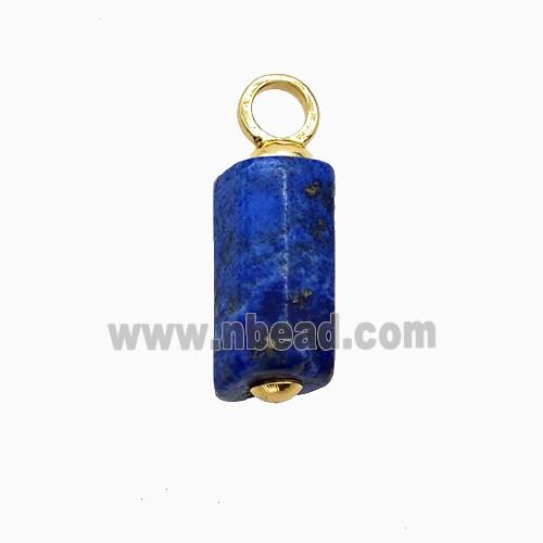 Blue Lapis Lazuli Stick Pendant