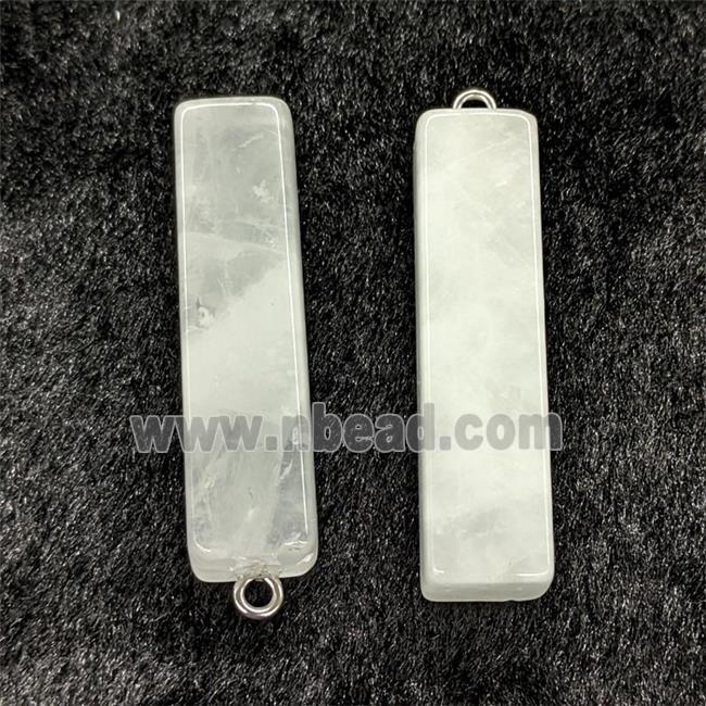 Natural Clear Crystal Quartz Stick Pendant