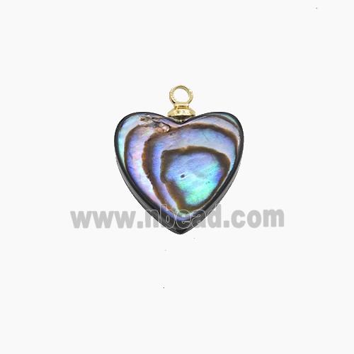 Abalone Shell Heart Pendant