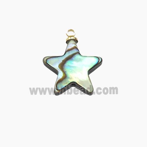 Abalone Shell Star Pendant