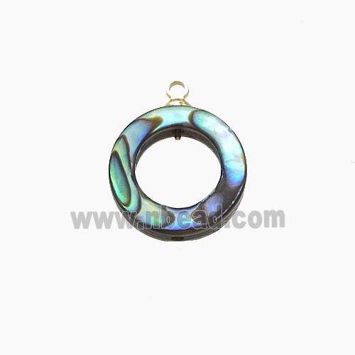 Abalone Shell Circle Pendant