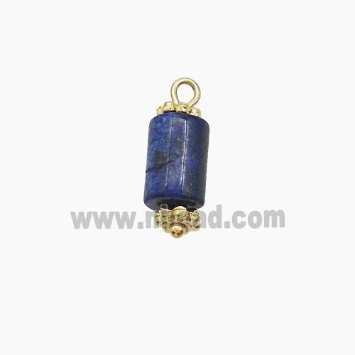 Blue Lapis Stick Pendant