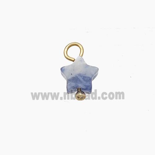 Blue Sodalite Star Pendant