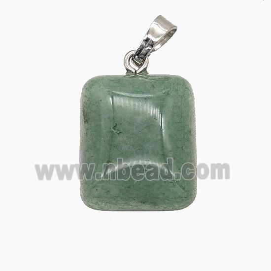 Gemstone Pendant, Platinum Plated