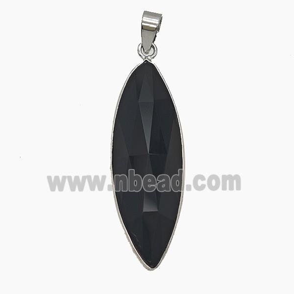 Gemstone Pendant, Platinum Plated