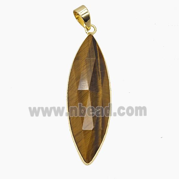 Gemstone Pendant, Platinum Plated