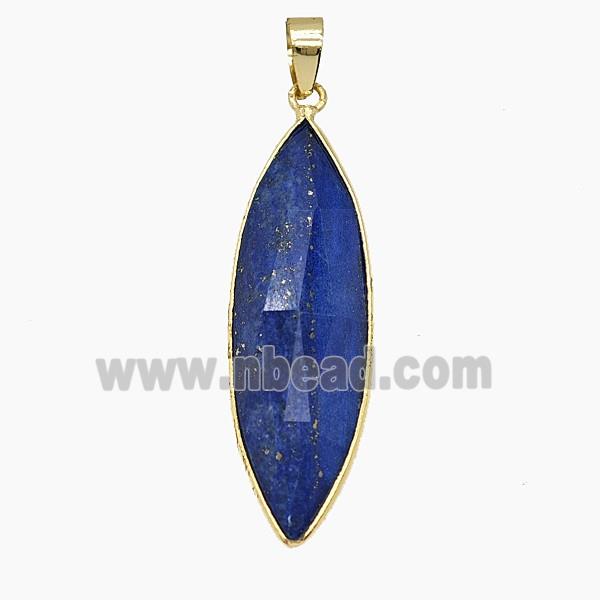 Gemstone Pendant, Platinum Plated