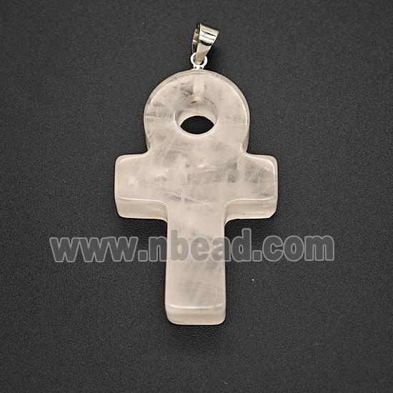Gemstone Pendant, Platinum Plated