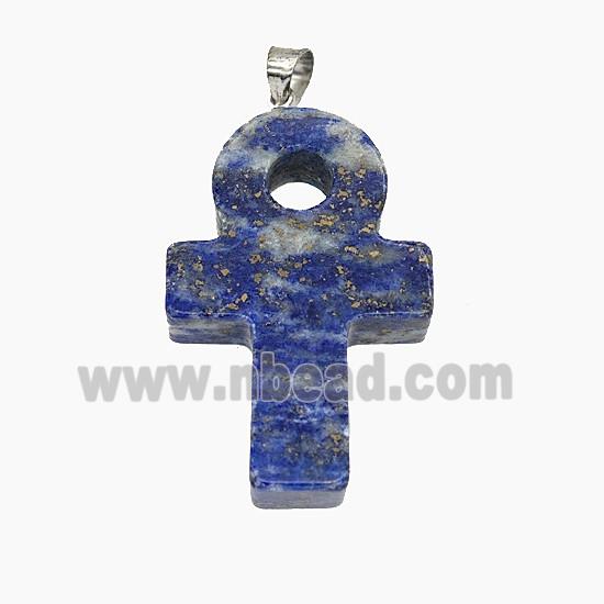 Gemstone Pendant, Platinum Plated