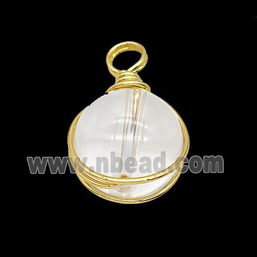 Gemstone Pendant, Platinum Plated