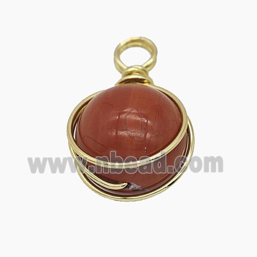 Gemstone Pendant, Platinum Plated
