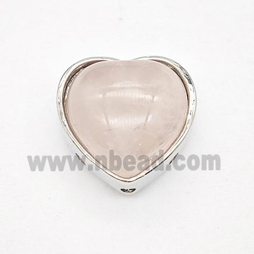 Gemstone Pendant, Antique Silver Plated