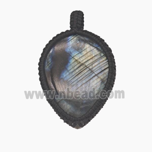 Gemstone Pendant, Pltinum Plated