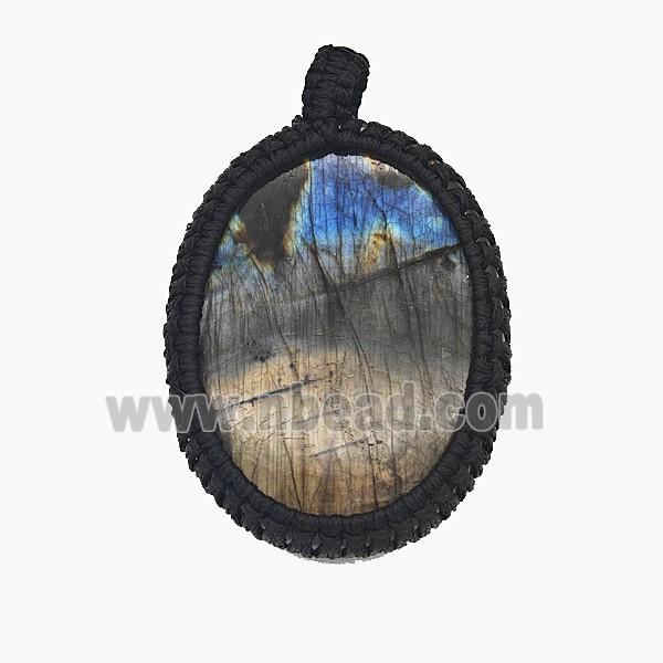 Gemstone Pendant, Pltinum Plated