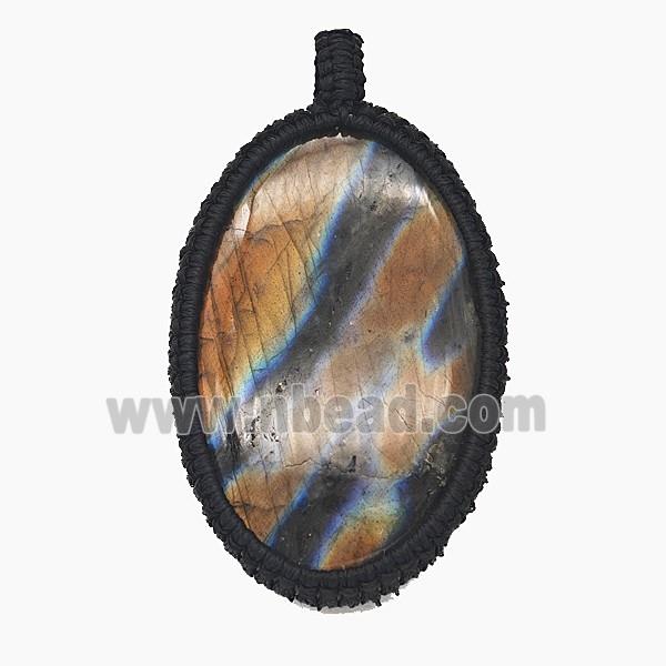 Gemstone Pendant, Pltinum Plated