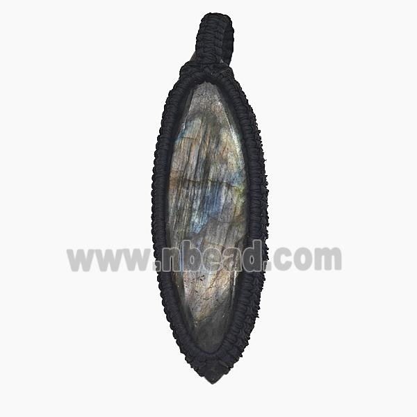 Gemstone Pendant, Pltinum Plated