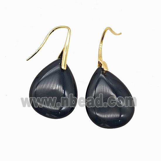 Gemstone Earring, gold Plated