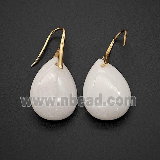 Gemstone Earring, gold Plated