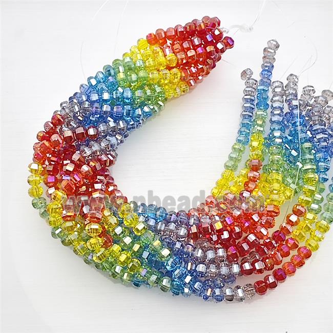 Crystal Glass Bead, faceted