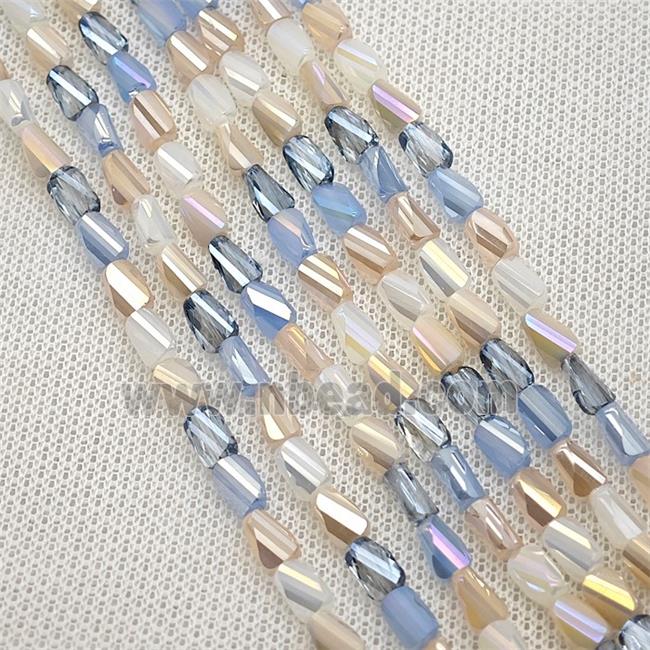 Crystal Glass Bead, faceted