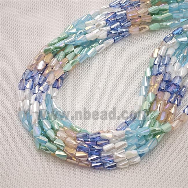 Crystal Glass Bead, faceted