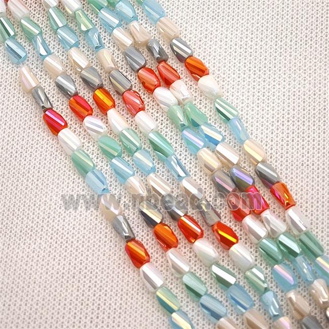 Crystal Glass Bead, faceted