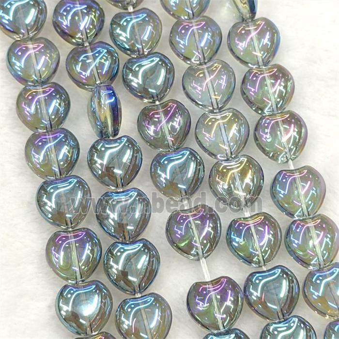 Glass bead, heart