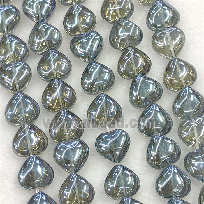 Glass bead, heart