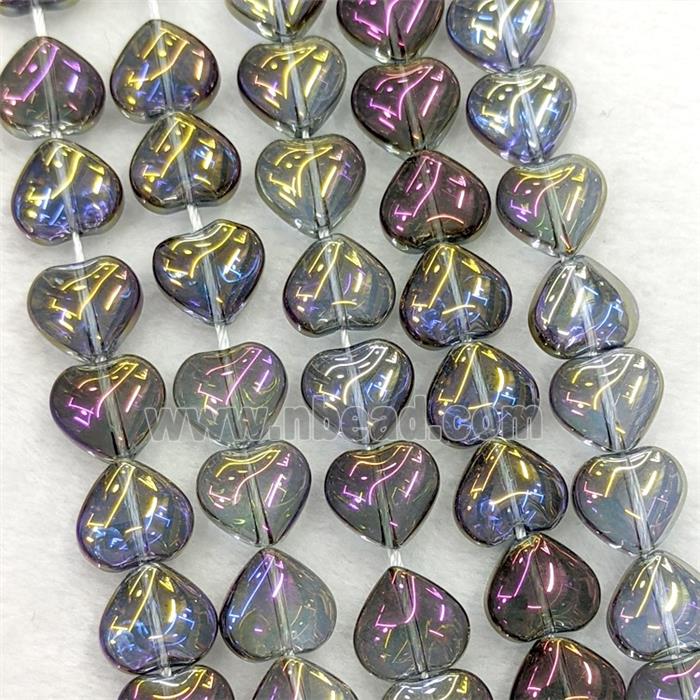 Glass bead, heart