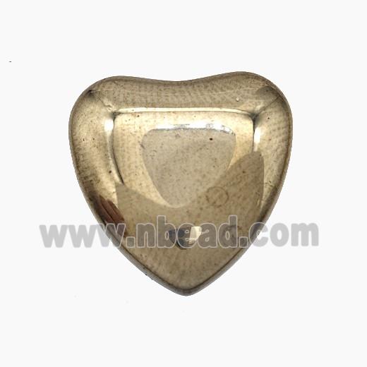 Hematite Heart Decoration No-Hole