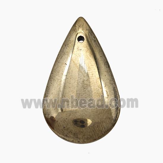 Hematite Teardrop Pendant