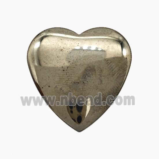 Hematite Heart Decoration No-Hole