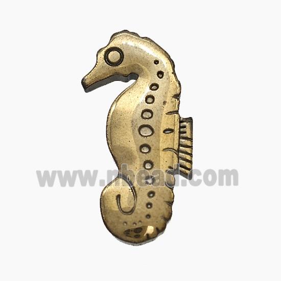 Hematite Seahorse Decoration No-Hole