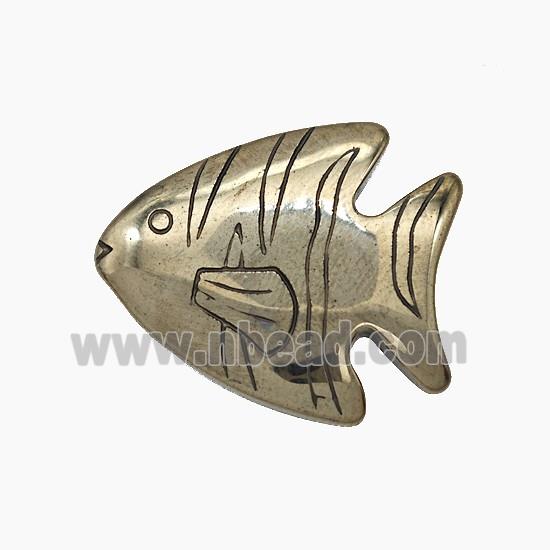Hematite Fish Decoration No-Hole