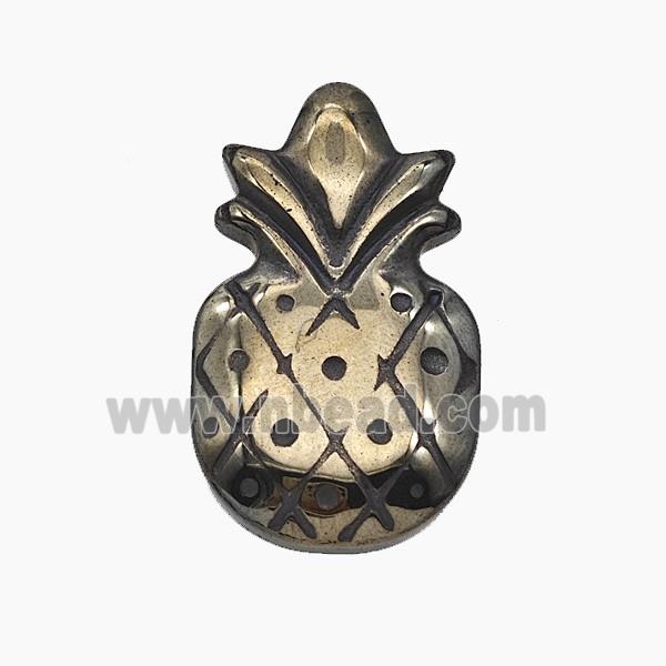 Hematite Pineapple Pendant