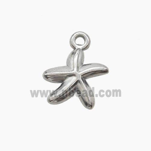 Stainless Steel Pendant, platinum plated
