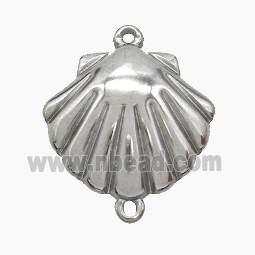 Stainless Steel Pendant, platinum plated