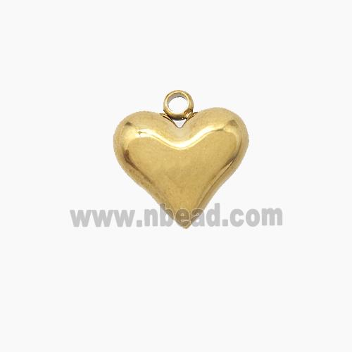 Stainless Steel Pendant, Gold plated