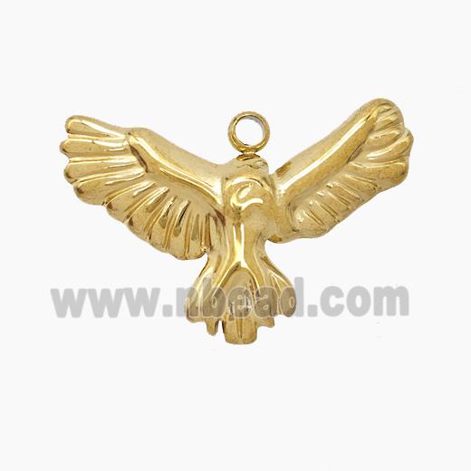 Stainless Steel Pendant, Gold plated