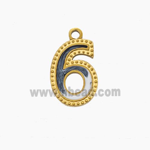 Stainless Steel Pendant, Gold plated