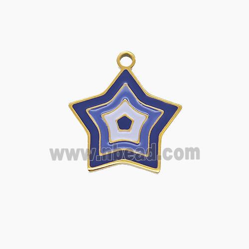 Stainless Steel Pendant, Gold plated