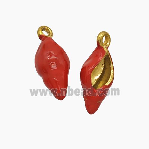 Stainless Steel Pendant, Gold plated
