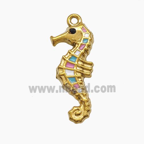 Stainless Steel Pendant, Gold plated