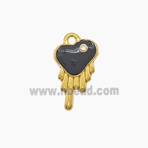 Stainless Steel Pendant, Gold plated